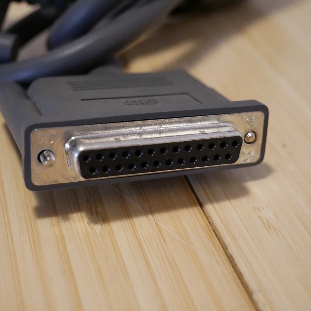 Iomega Ditto Zip‎ Drive Parallel Cable 25 Pin DB25 Male to Female